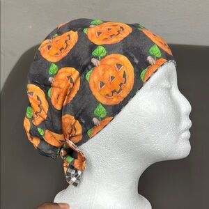 Halloween Pumpkin Print Headwrap